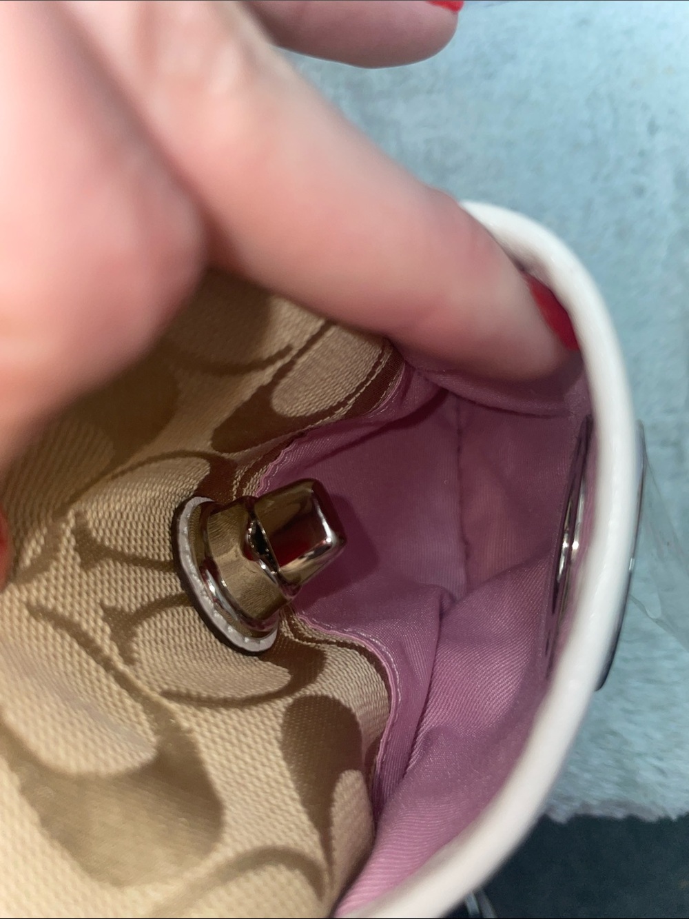 Coach ‘Gallery’ E/W Pleated Shoulder Tote - Picture 10 of 14